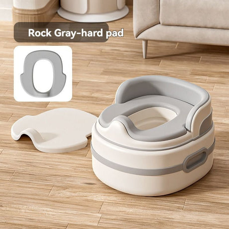 children's toilet, multifunctional potty, kids bathroom accessory, toilet training aid, Zibang children's toilet, toddler potty, Australian potty training - Gray - Size Hard seat cushion