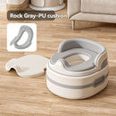 children's toilet, multifunctional potty, kids bathroom accessory, toilet training aid, Zibang children's toilet, toddler potty, Australian potty training - Gray - Size Hard seat cushion