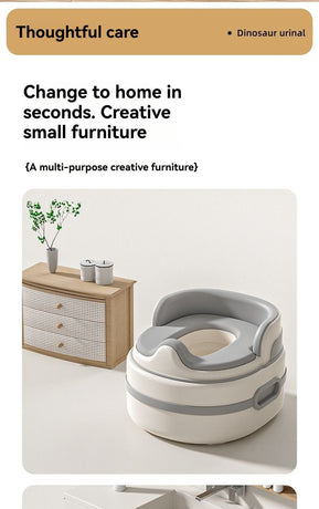 children's toilet, multifunctional potty, kids bathroom accessory, toilet training aid, Zibang children's toilet, toddler potty, Australian potty training - Gray - Size Soft cushion