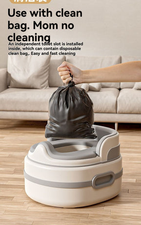 children's toilet, multifunctional potty, kids bathroom accessory, toilet training aid, Zibang children's toilet, toddler potty, Australian potty training - Gray - Size Soft cushion