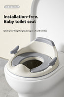 baby portable toilet seat, potty training, no installation, splash proof, hanging storage, travel potty seat, toddler toilet training seat - Green - Size Hard seat cushion
