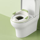 baby portable toilet seat, potty training, no installation, splash proof, hanging storage, travel potty seat, toddler toilet training seat - Green - Size Soft cushion