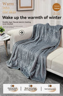Electric Heated Blanket Smart Thermostatic Intelligent Timing Automatic - Beige - Size 1.5-1.8m