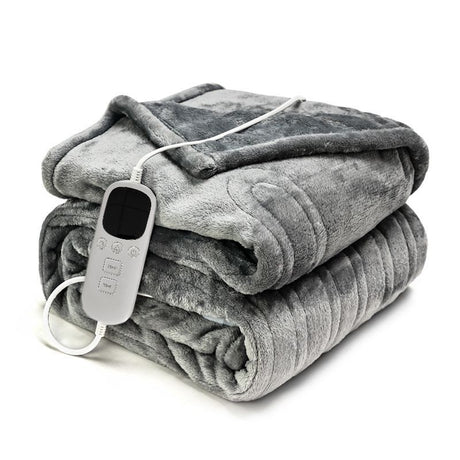 Electric Heated Blanket Smart Thermostatic Intelligent Timing Automatic - Beige - Size 1.5-1.8m