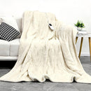 Electric Heated Blanket Smart Thermostatic Intelligent Timing Automatic - Beige - Size 1.5-1.8m