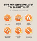 Wearable Heated Blanket Blanket With Sleeves Heated Throw Temperature - Gray - Size 127-177cm
