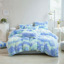 Tie-Dye Bedding Set Three-Piece Bedding Set Soft Bedding Trendy Bedding Home - Coffee - Size 150*200cm