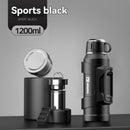 316 Stainless Steel Thermos Large Capacity Thermos Portable Thermos Flask - Silver - Size 4000ml
