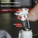 316 Stainless Steel Water Bottle Outdoor Insulated Bottle Sports Straw Bottle - White - Size 1200ml