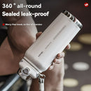 316 Stainless Steel Water Bottle Outdoor Insulated Bottle Sports Straw Bottle - White - Size 1200ml