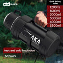 316 Stainless Steel Thermos Large Capacity Thermos Portable Thermos Flask - Silver - Size 2000ml