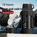 316 Stainless Steel Thermos Large Capacity Thermos Portable Thermos Flask - White - Size 2000ml