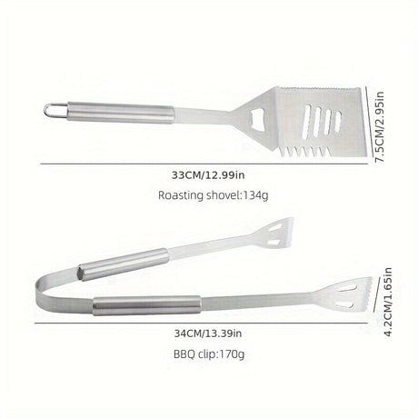 stainless steel BBQ tool set, BBQ utensils, outdoor grilling tools, Australian BBQ set, durable BBQ tools