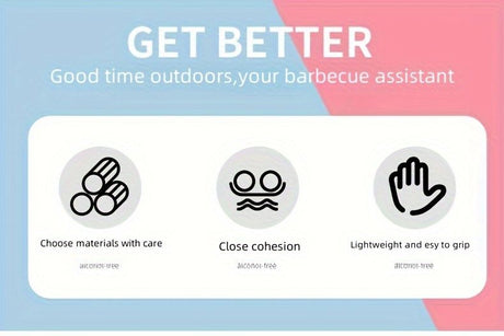 stainless steel BBQ tool set, BBQ utensils, outdoor grilling tools, Australian BBQ set, durable BBQ tools