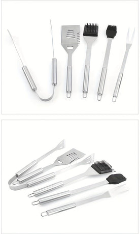 stainless steel BBQ tool set, BBQ utensils, outdoor grilling tools, Australian BBQ set, durable BBQ tools