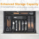 kitchen utensil set, organizer tray, wooden look handles, stainless steel utensils, heat resistant kitchen tools, Australian kitchenware, home cook essentials, non-stick safe utensils, kitchen drawer organizer, cooking utensils set