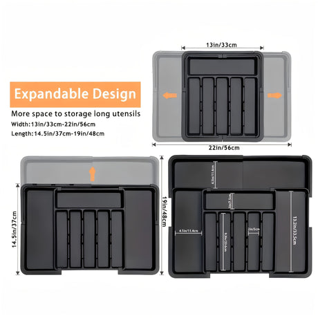 kitchen utensil set, organizer tray, wooden look handles, stainless steel utensils, heat resistant kitchen tools, Australian kitchenware, home cook essentials, non-stick safe utensils, kitchen drawer organizer, cooking utensils set