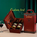Red wine gift box, wine accessories, personalized wine box, custom text wine box, wine cooling barrels, Australia wine gift