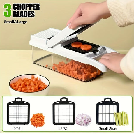 vegetable chopper, multi-function kitchen tool, high quality vegetable cutter, time-saving food prep, Australian kitchen gadget, veggie chopper