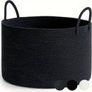woven laundry basket, durable laundry basket, spacious laundry hamper, stylish laundry storage, Australian home organisation, multi-purpose storage basket, ergonomic handles, decorative laundry bin