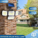 solar outdoor light, motion sensor wall light, waterproof led light, rotatable solar panel, Australian outdoor lighting, energy saving garden light, dusk to dawn light - White light - Size 1PCS