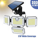 solar outdoor light, motion sensor wall light, waterproof led light, rotatable solar panel, Australian outdoor lighting, energy saving garden light, dusk to dawn light - White light - Size 2PCS