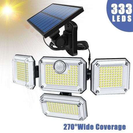 solar outdoor light, motion sensor wall light, waterproof led light, rotatable solar panel, Australian outdoor lighting, energy saving garden light, dusk to dawn light - White light - Size 2PCS