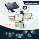 solar outdoor light, motion sensor wall light, waterproof led light, rotatable solar panel, Australian outdoor lighting, energy saving garden light, dusk to dawn light - White light - Size 2PCS
