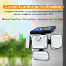 solar outdoor light, motion sensor wall light, waterproof led light, rotatable solar panel, Australian outdoor lighting, energy saving garden light, dusk to dawn light - White light - Size 4PCS