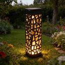 solar garden lights, outdoor waterproof lights, warm white LED pathway lights, automatic dusk to dawn lights, landscape lighting, lawn lights, patio lights, driveway lights, solar stake lights, Australian outdoor lights - White light - Size 6PCS