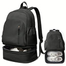 Travel Backpack Shoe Compartment Durable Backpack Travel Accessories Carry-On - Black - Size Regular