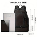 Travel Backpack Shoe Compartment Durable Backpack Travel Accessories Carry-On - Black - Size Regular