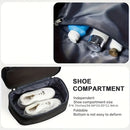 Travel Backpack Shoe Compartment Durable Backpack Travel Accessories Carry-On - Black - Size Regular