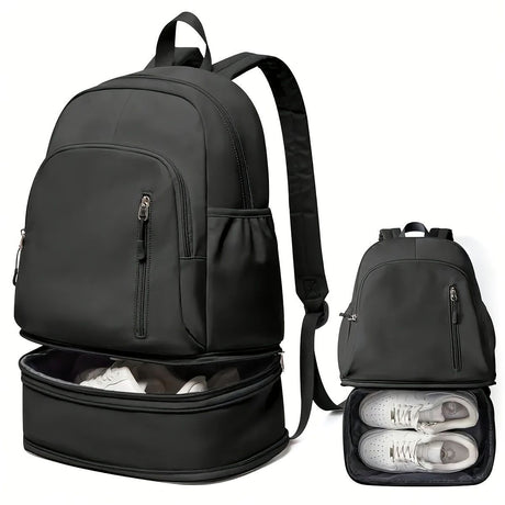 Travel Backpack Shoe Compartment Durable Backpack Travel Accessories Carry-On - Pink - Size Regular
