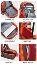Black Royal Mountain backpack, Extreme 35L backpack, travel backpack, outdoor backpack, high-quality backpack, Australian bush backpack, camping gear, hiking backpack 35L