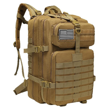 Tactical Backpack Travel Backpack Outdoor Backpack Durable Backpack Organized - army green - Size Routine 45L