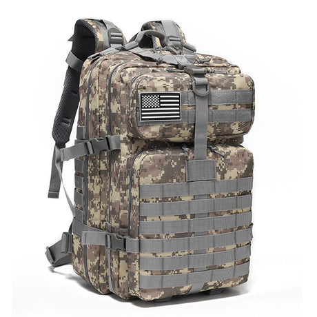 Tactical Backpack Travel Backpack Outdoor Backpack Durable Backpack Organized - Black CP - Size Routine 45L