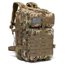 Tactical Backpack Travel Backpack Outdoor Backpack Durable Backpack Organized - Black CP - Size Routine 45L