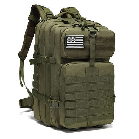 Tactical Backpack Travel Backpack Outdoor Backpack Durable Backpack Organized - CP camouflage - Size Routine 45L