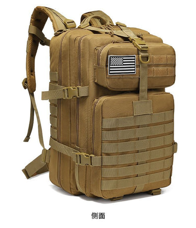 Tactical Backpack Travel Backpack Outdoor Backpack Durable Backpack Organized - Gray - Size Routine 45L