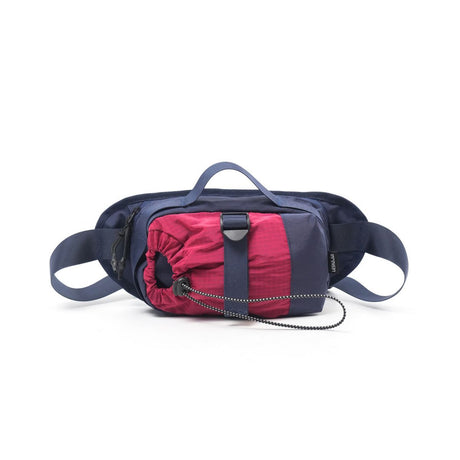 Travel Waist Pack Hiking Waist Pack Water Bottle Storage Pack Outdoor Accessory - Blue - Size routine