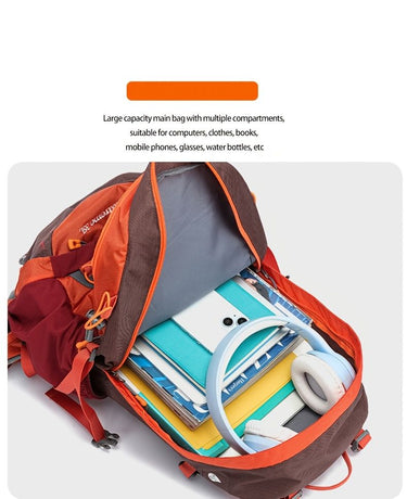 Green Orange Blue Black Royal Mountain backpack, Extreme 35L backpack, travel backpack, outdoor backpack, high-quality backpack, Australian bush backpack, camping gear, hiking backpack 35L