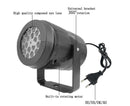 LED Christmas Projection Light Christmas Decorations Winter Wonderland Decor - Black - Size Halloween