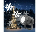 LED Christmas Projection Light Christmas Decorations Winter Wonderland Decor - Black - Size Halloween