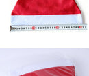 adult christmas hats, christmas party hats, outdoor christmas decorations, festive hats, santa hats, christmas accessories, red and white santa hat, fluffy pom pom hat - Red - Size 20PCS