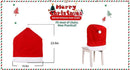 Christmas chair covers, red velvet chair covers, Santa hat chair covers, Christmas dining decor, holiday chair decorations, festive chair covers, Australian Christmas decorations, Xmas table setting