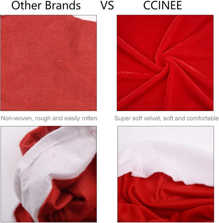 Christmas chair covers, red velvet chair covers, Santa hat chair covers, Christmas dining decor, holiday chair decorations, festive chair covers, Australian Christmas decorations, Xmas table setting
