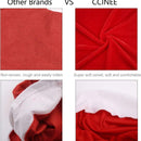 Christmas chair covers, red velvet chair covers, Santa hat chair covers, Christmas dining decor, holiday chair decorations, festive chair covers, Australian Christmas decorations, Xmas table setting