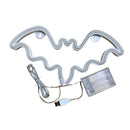 Bat LED Neon Light - White - Size M