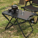 folding camping table, camping furniture, outdoor table, portable table, camping gear, Australian outdoors, picnic table, beach table, compact table, sturdy table-black